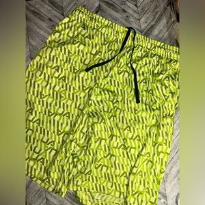 Under Armour Lime Patterned Shorts